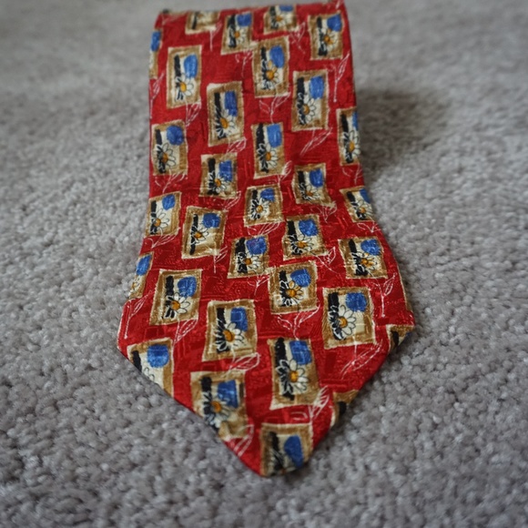 Ermenegildo Zegna Exclusive Design Tie 100% Silk - Picture 2 of 5